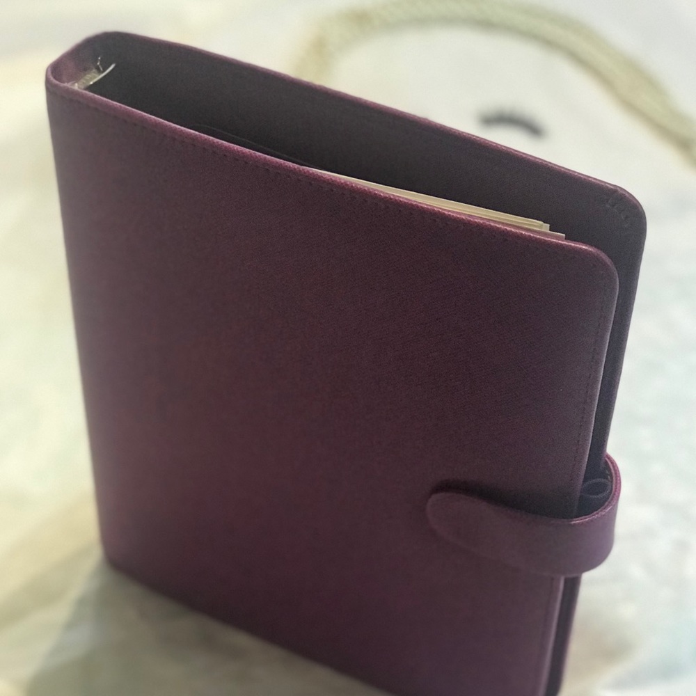 A5 Filofax Saffiano planner!